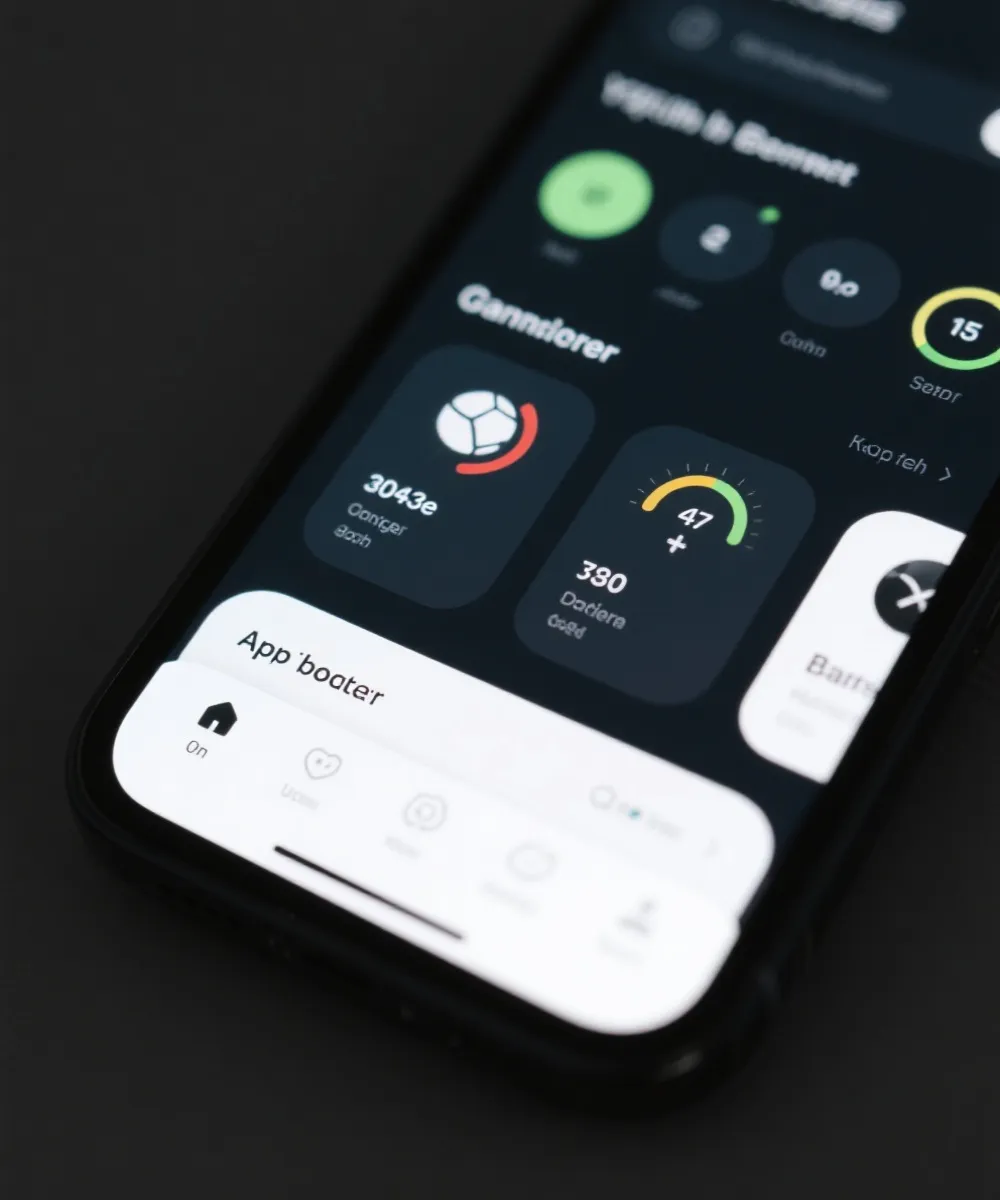 手機 App 介面示意圖